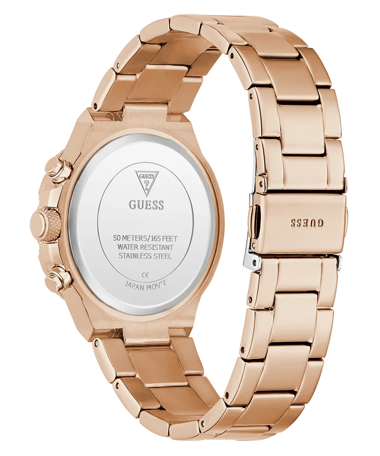 GUESS Ladies Rose Gold Tone Multi-function Watch - GW0950L4