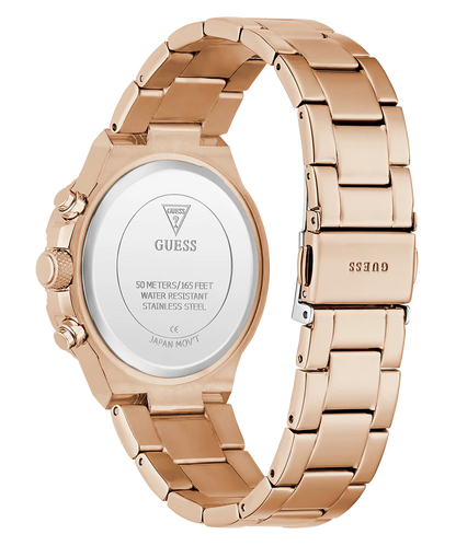 GUESS Ladies Rose Gold Tone Multi-function Watch - GW0950L4