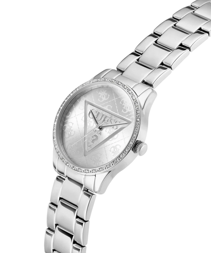 GUESS Ladies Silver Tone Analog Watch - GW0987L1