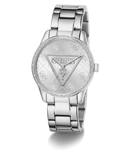 GUESS Ladies Silver Tone Analog Watch - GW0987L1