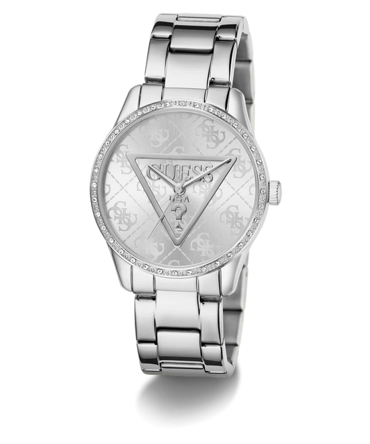 GUESS Ladies Silver Tone Analog Watch - GW0987L1