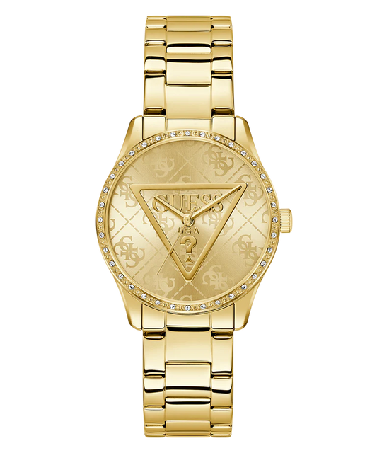 GUESS Ladies Gold Tone Analog Watch - GW0987L2