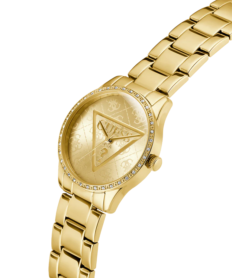 GUESS Ladies Gold Tone Analog Watch - GW0987L2