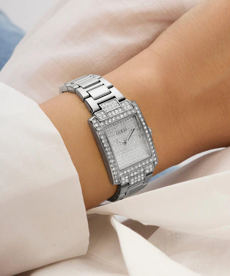GUESS Ladies Silver Tone Analog Watch -GW0995L1
