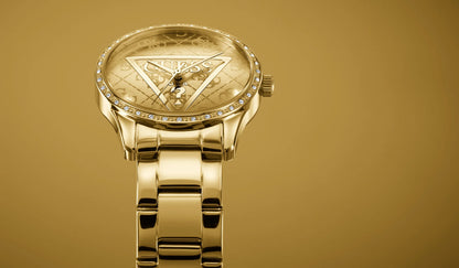 GUESS Ladies Gold Tone Analog Watch - GW0987L2