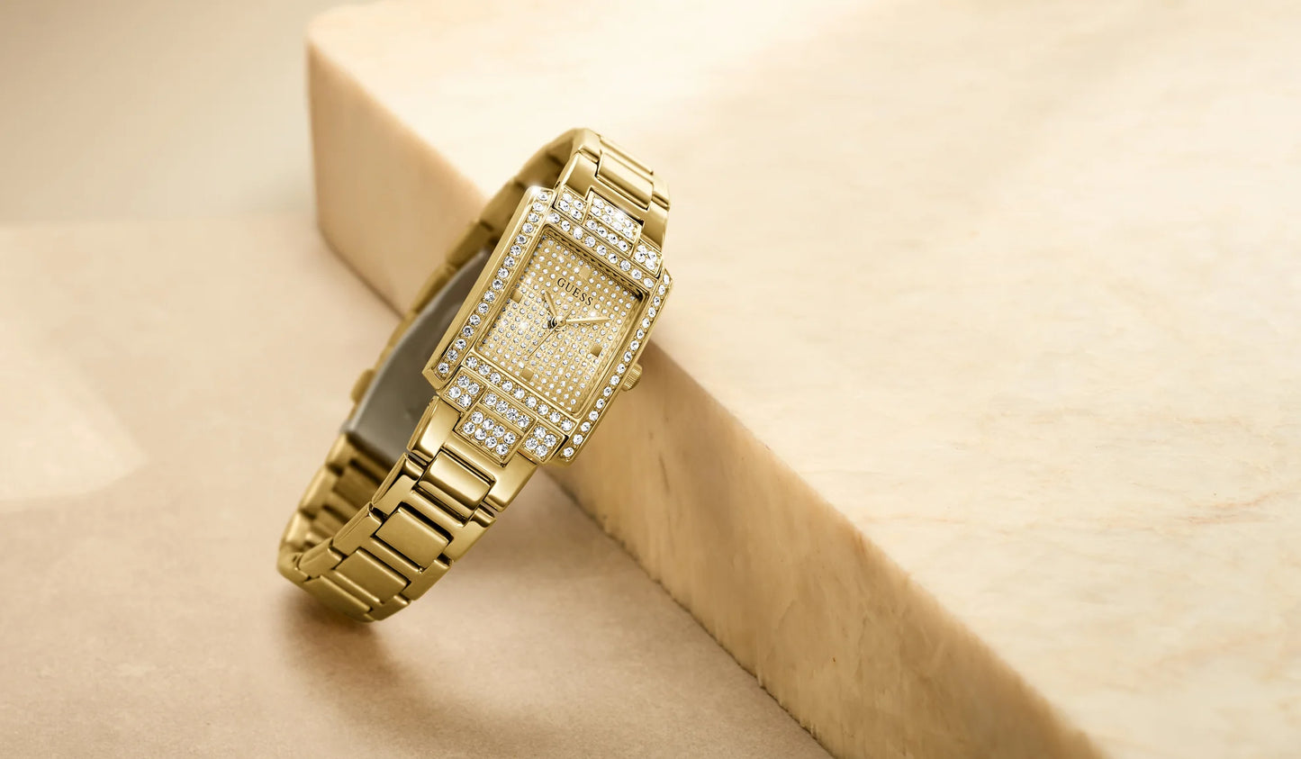 GUESS Ladies Gold Tone Analog Watch - GW0995L2