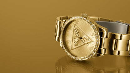 GUESS Ladies Gold Tone Analog Watch - GW0987L2