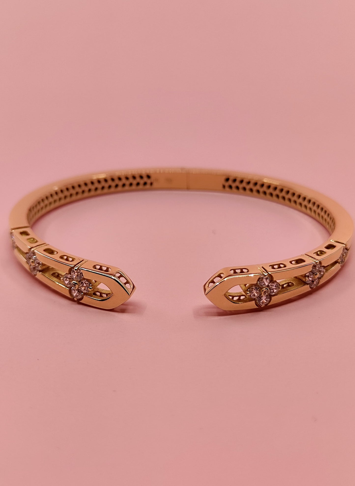 18CT Yellow Gold Cubic Zirconia Bracelet