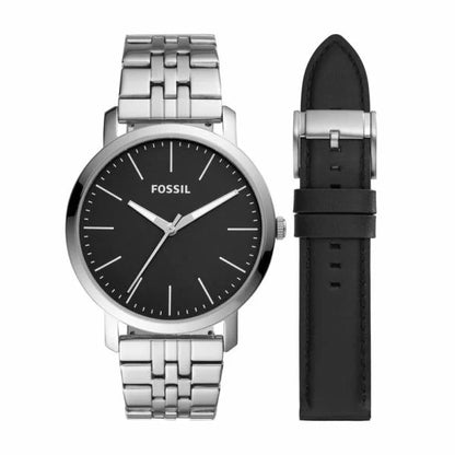 Fossil Luther Three-Hand Interchangeable Strap Gift Set - BQ2466SET