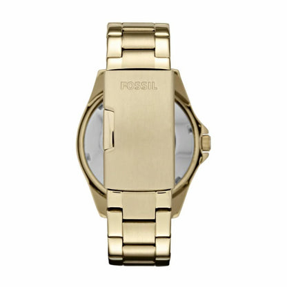 Fossil Women's Riley Gold Round Stainless Steel Watch - ES3203