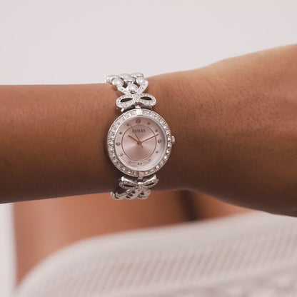 GUESS Ladies Silver Tone Analog Watch - GW0838L1