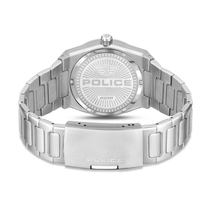 Police Silver Metal Ofset Watch PEWJH2228007