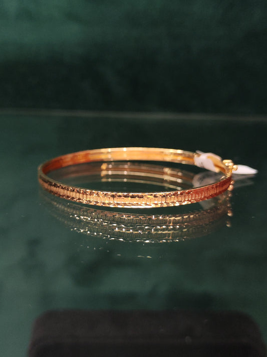 18ct Yellow Gold Solid Bracelet