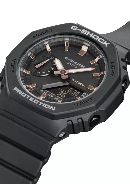 G-Shock Unisex 200m Carbon Core - GMA-S2100-1ADR+ Free Gift